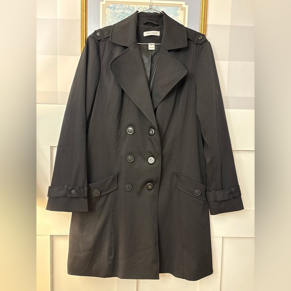 White House Black Market Jackets & Blazers - White House Black Market Black Trench Coat